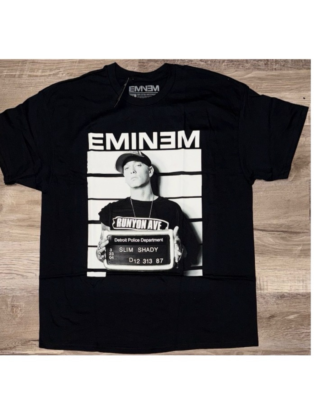Eminem Black Slim Shady Graphic Tee
